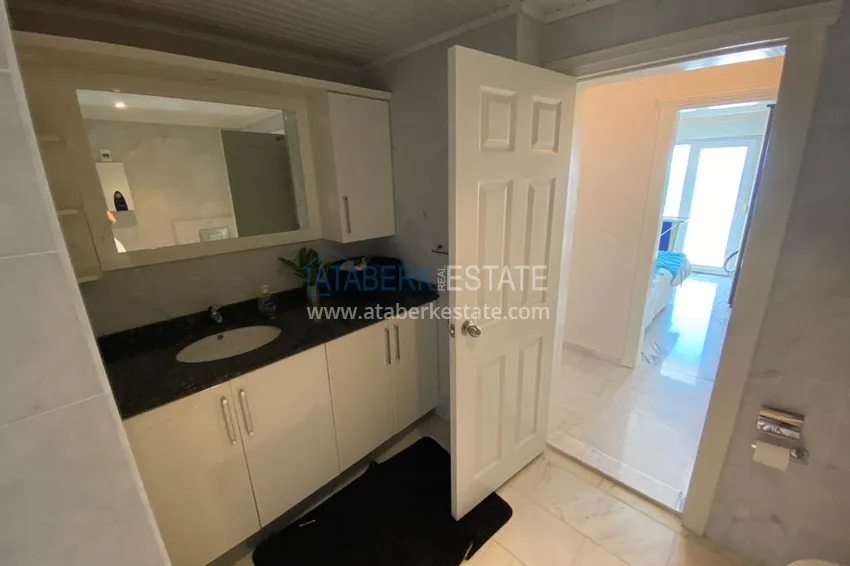 Purchase  Furnished flat with a sea view on the coast line of Tosmur in the complex  18 