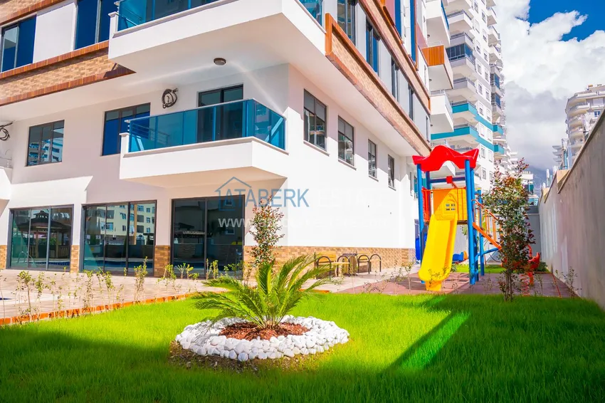 Furnished flat in a new complex in Mahmutlar  15 