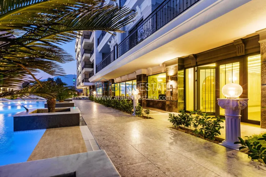 Furnished apartments in a new comfortable complex in Mahmutlar  20 