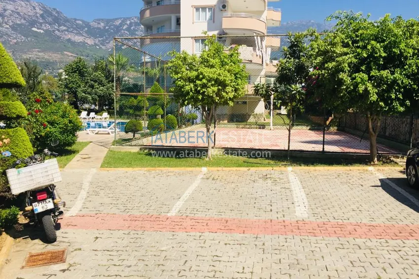 Furnished apartment with mountain and sea views in Mahmutlar 13 