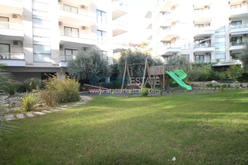 Furnished flat in Kestel with a partial sea view in a comfortable complex  13 