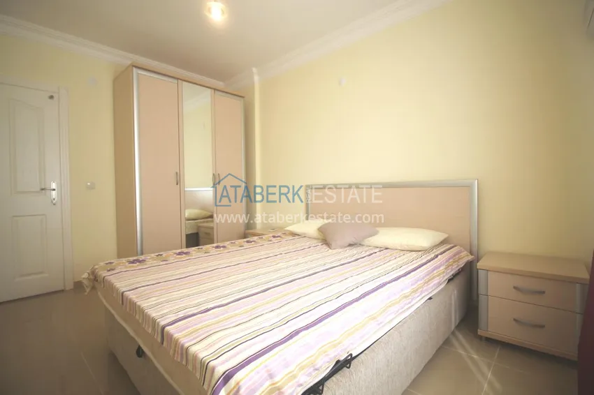 Purchase Furnished flat with a glazed balcony and a partial sea view in Cikcilli 15 