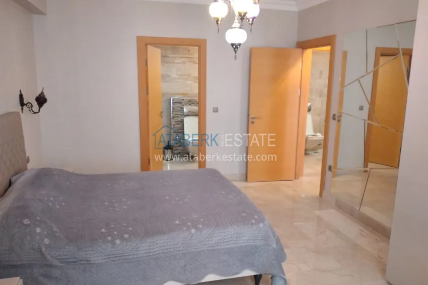 Purchase Furnished duplex flat in elite complex in Mahmutlar 14 