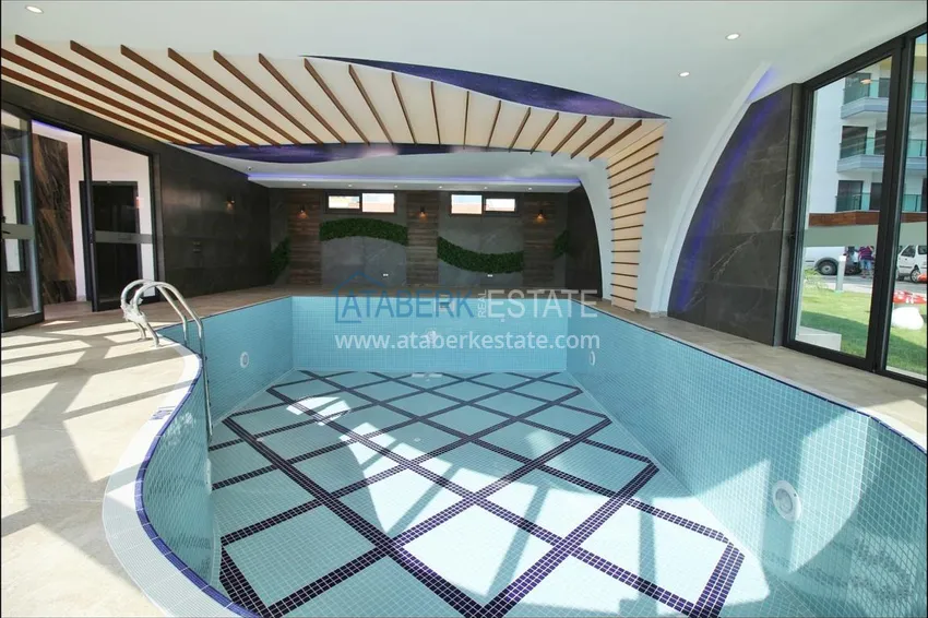 Flat with a sea view in a new complex on the coast  22 