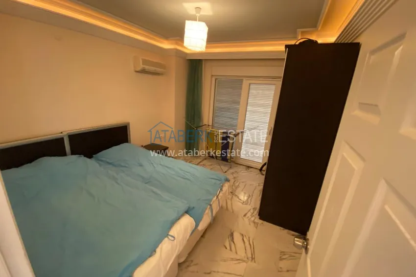 Purchase  Furnished flat with a sea view on the coast line of Tosmur in the complex  19 