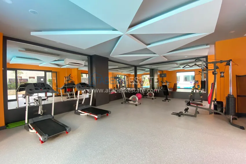 Flat in Mahmutlar with open sea views in the elite complex on the coast line  20 