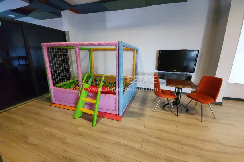 Apartment in Kargicak with furniture overlooking the sea in a premium complex 16 