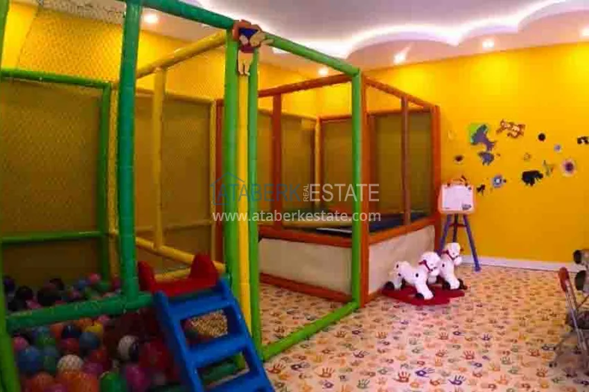 Furnished flat with mountain and sea views in Mahmutlar 16 