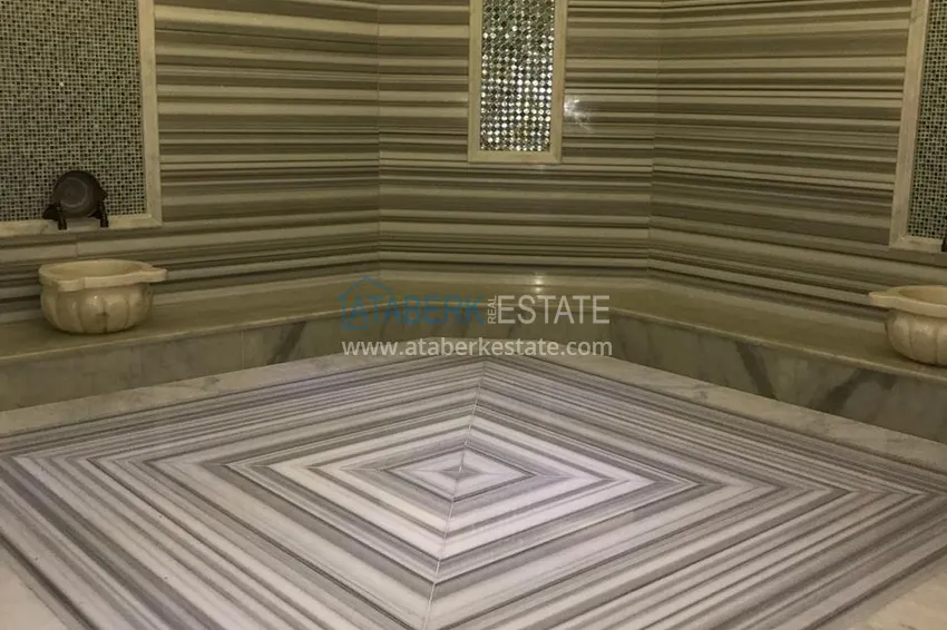 Furnished flat in a new complex with it's own beach in Alanya 15 