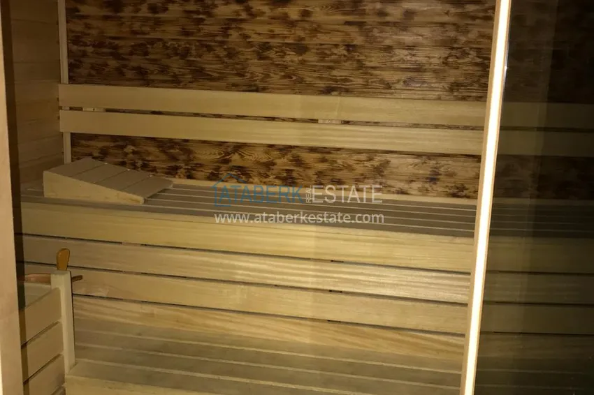 Furnished flat in a new complex with it's own beach in Alanya 16 