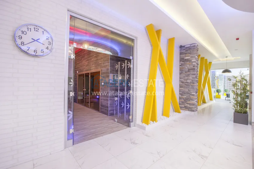 Furnished flat in Avsallar in elite complex  19 