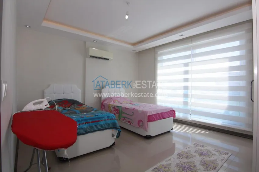 Purchase Furnished flat on two levels with a sea view in Kestel 16 
