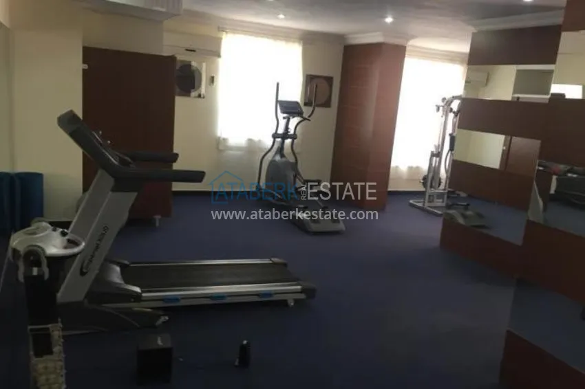 Furnished flat with a glazed balcony and a partial sea view in Cikcilli 11 