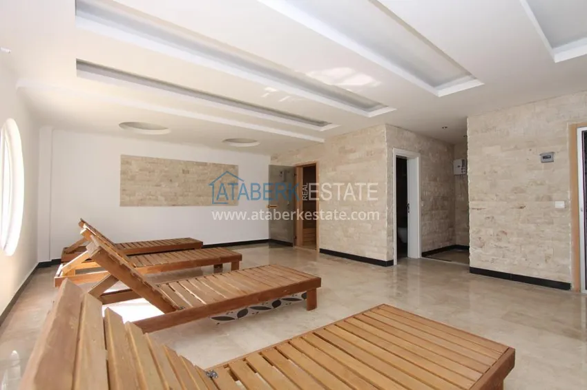 Furnished flat in Kestel in a modern complex by the sea 17 