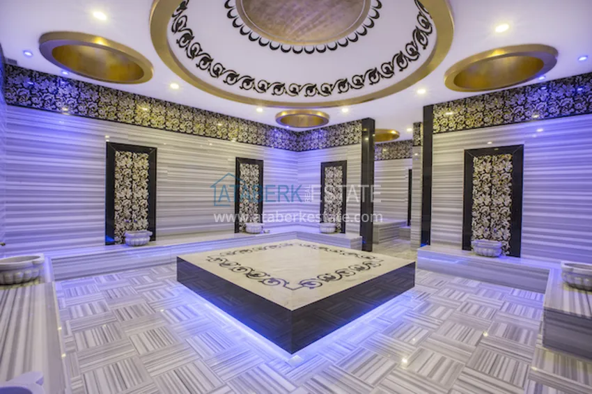 Furnished flat in Avsallar in elite complex  21 