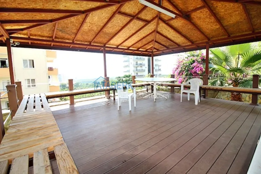 Furnished apartment with mountain and sea views in Mahmutlar 16 