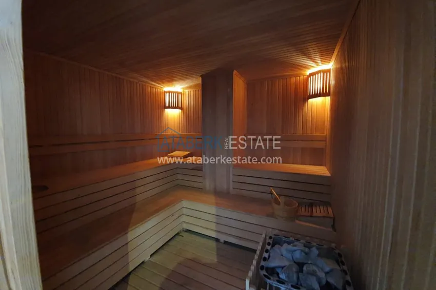 Apartment in Kargicak with furniture overlooking the sea in a premium complex 19 