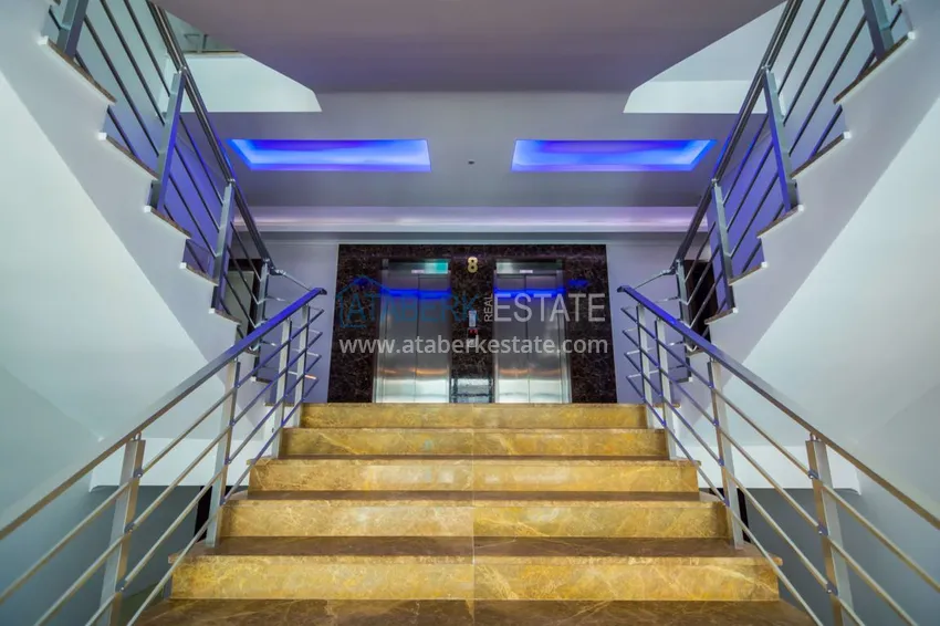 Furnished penthouse in elite complex in Mahmutlar 16 