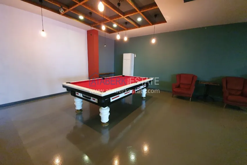 Apartment in Kargicak with furniture overlooking the sea in a premium complex 21 