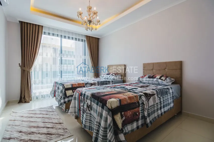 Purchase Furnished penthouse in elite complex in Mahmutlar 41 