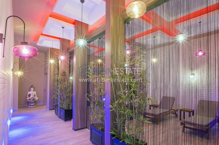 Furnished flat in Avsallar in elite complex  24 