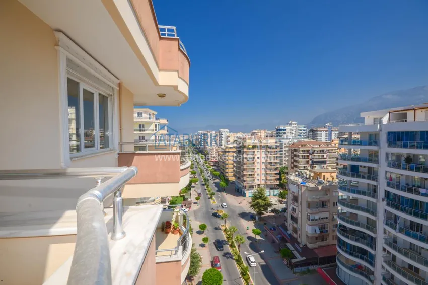 Purchase Two level penthouse with 4 bedrooms and a private sauna in Mahmutlar 19 