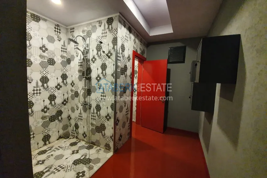 Apartment in Kargicak with furniture overlooking the sea in a premium complex 23 