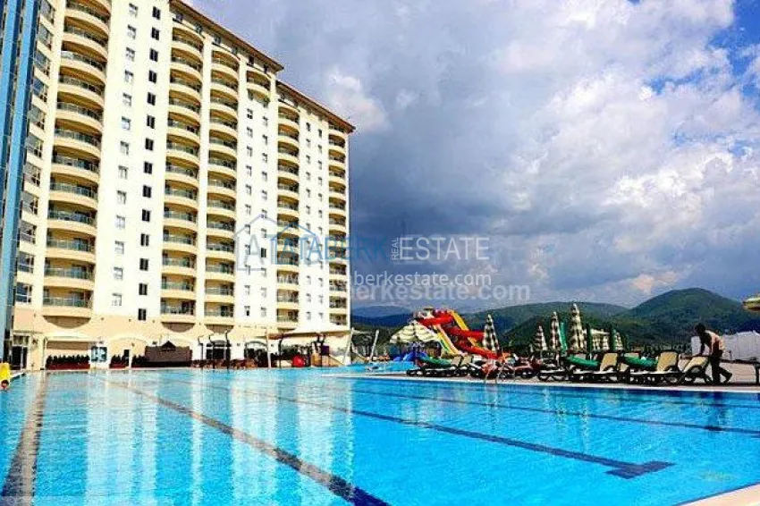 Furnished duplex flat in elite complex in Mahmutlar 1 
