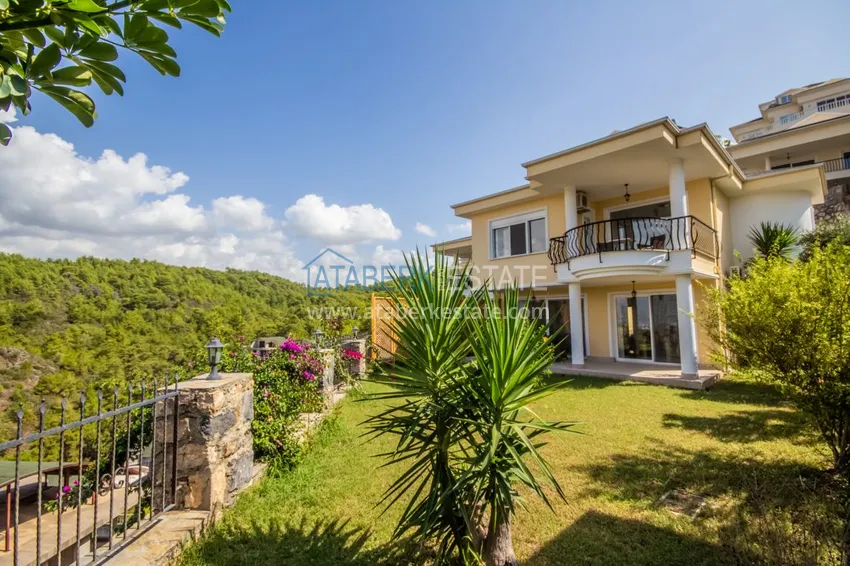Villa in Kargicak with breathtaking views in a villa site 1 