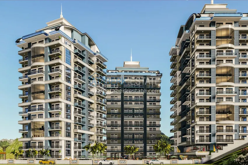 Apartments in the complex under construction from investor 4 