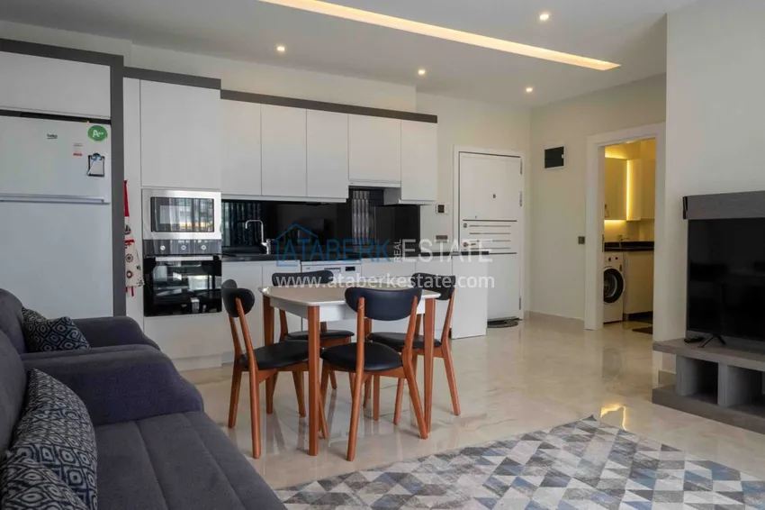 Purchase Furnished flat with mountain and sea views in Mahmutlar 2 