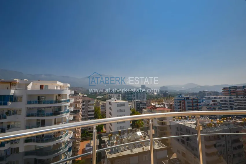 Purchase Two level penthouse with 4 bedrooms and a private sauna in Mahmutlar 20 