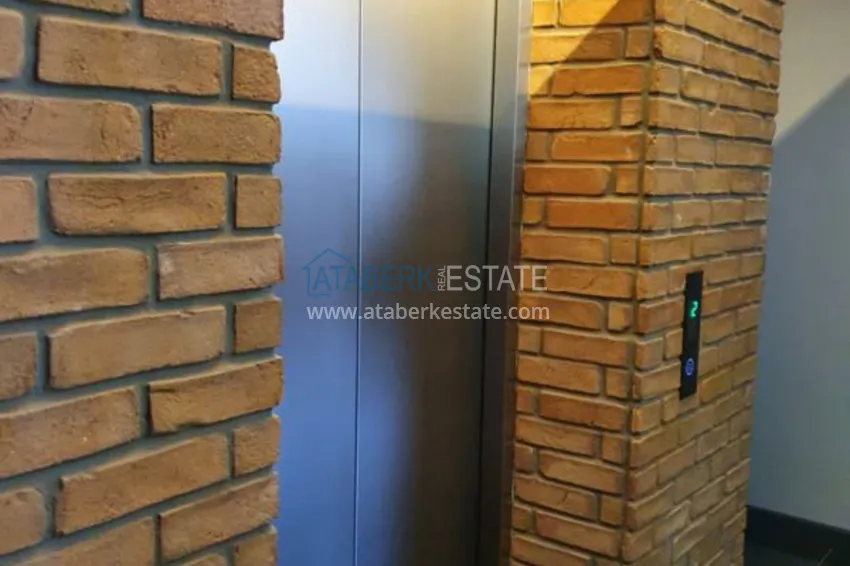 Apartment in Kargicak with furniture overlooking the sea in a premium complex 24 