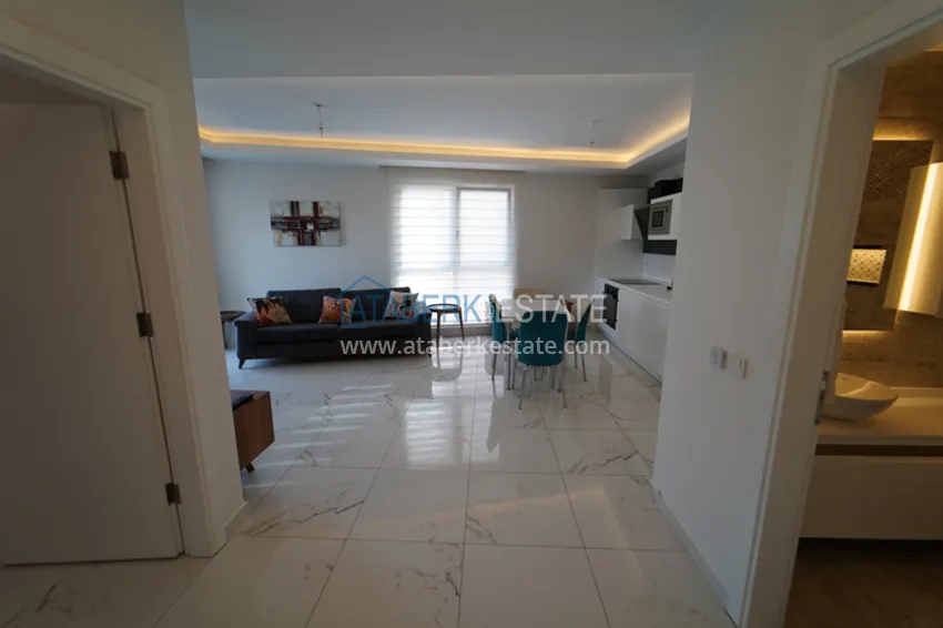 Purchase Furnished flat in a new complex with it's own beach in Alanya 3 