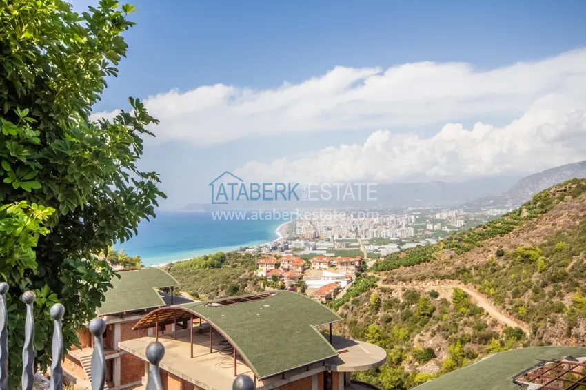 Villa in Kargicak with breathtaking views in a villa site 2 