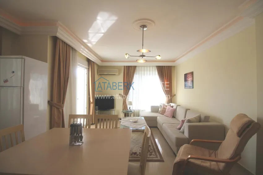 Purchase Furnished flat with a glazed balcony and a partial sea view in Cikcilli 4 