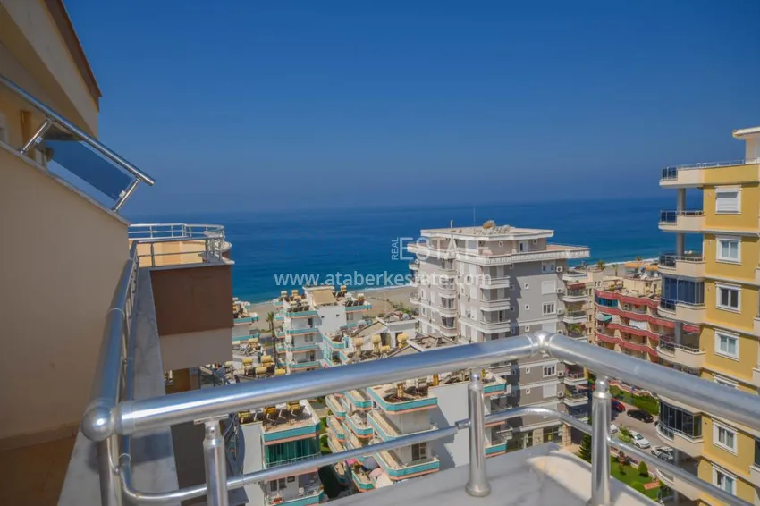 Purchase Two level penthouse with 4 bedrooms and a private sauna in Mahmutlar 38 