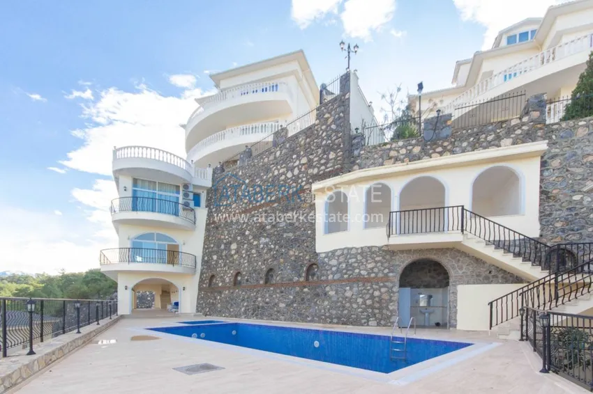 Villa in Kargicak with breathtaking views in a villa site 4 