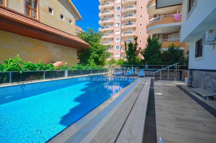 Brand new apartment with a separate kitchen and open sea view in Mahmutlar 5 