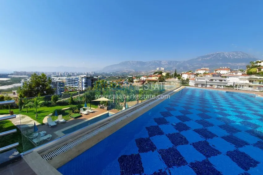 Apartment in Kargicak with furniture overlooking the sea in a premium complex 2 