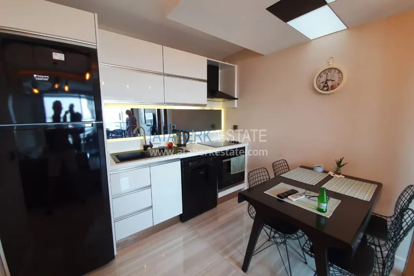 Purchase  Apartment in Kargicak with furniture overlooking the sea in a premium complex 3 