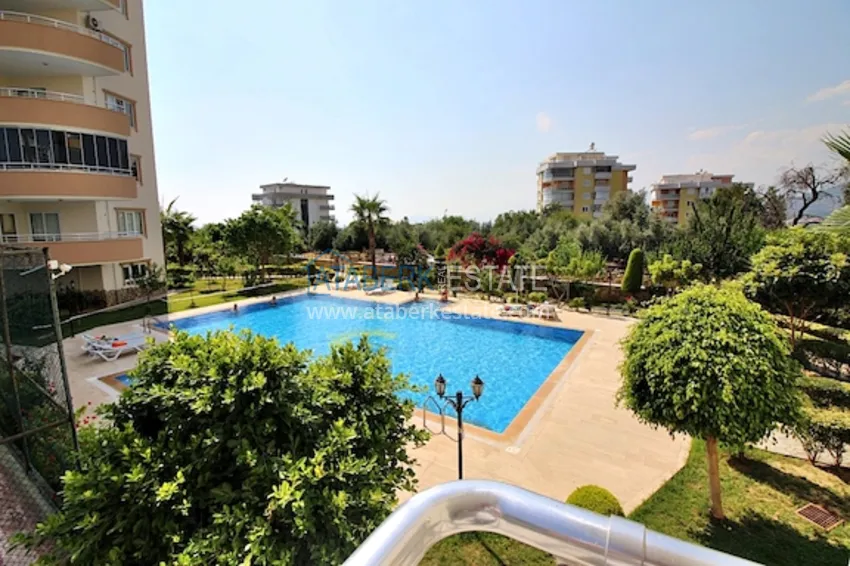 Furnished apartment with mountain and sea views in Mahmutlar 3 