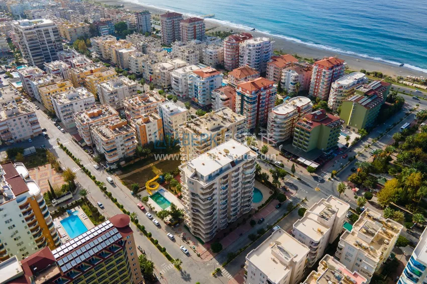 Furnished flat with sea views in Mahmutlar 4 