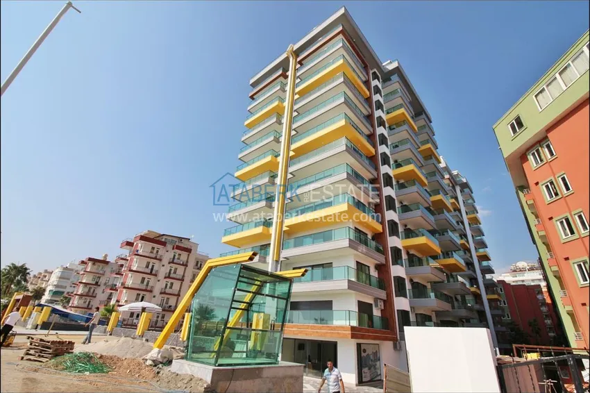 Flat with a sea view in a new complex on the coast  5 