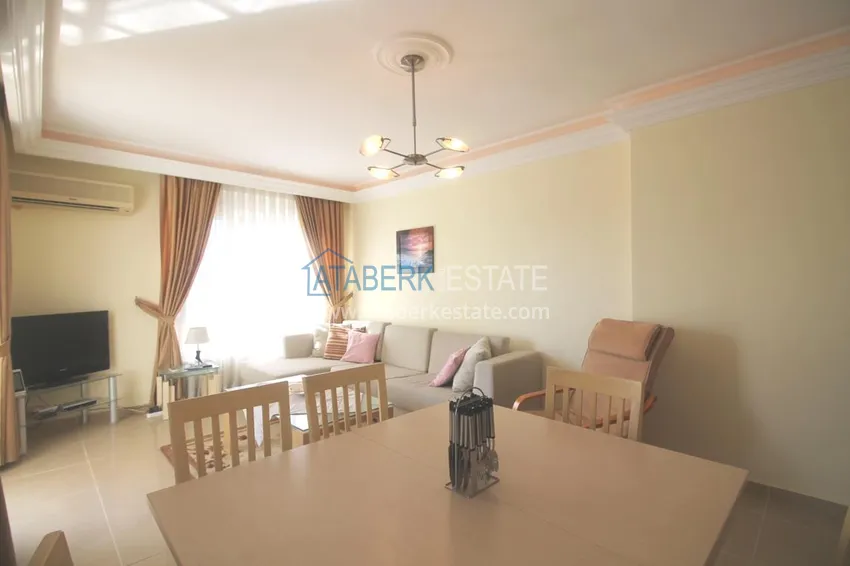 Purchase Furnished flat with a glazed balcony and a partial sea view in Cikcilli 6 