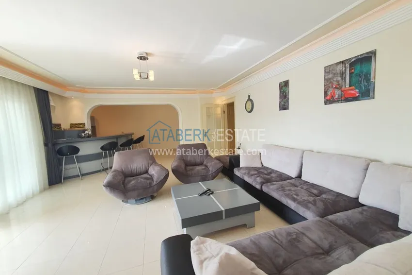 Purchase Furnished apartment with open views of the sea and mountains in Mahmutlar 4 