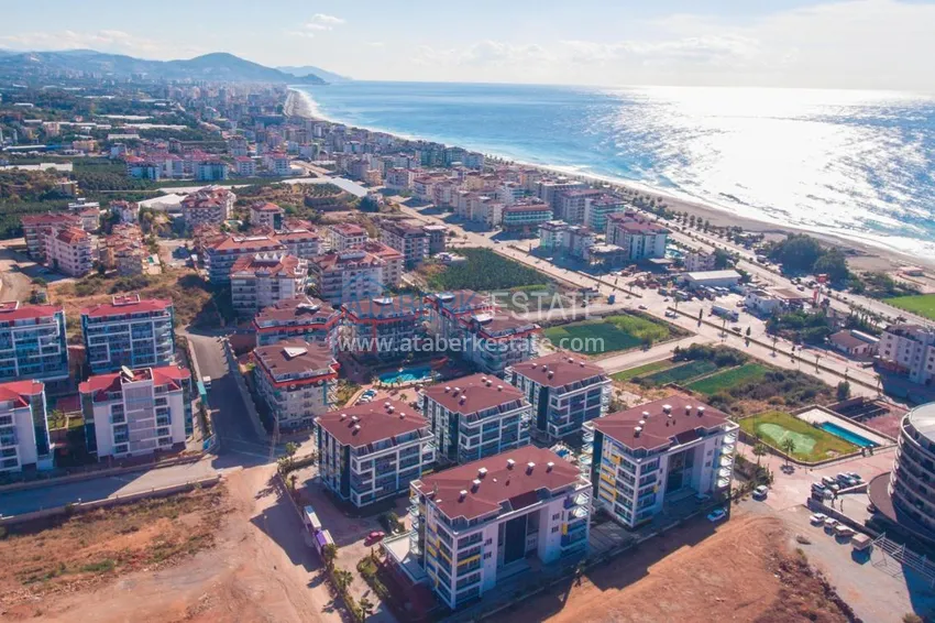 Flat in Kestel with a partial sea view in a comfortable complex  4 