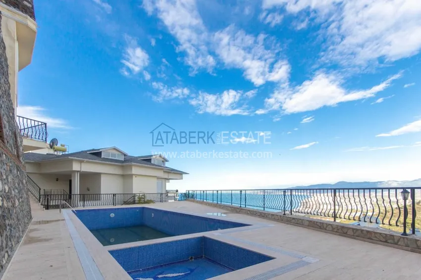 Villa in Kargicak with breathtaking views in a villa site 5 