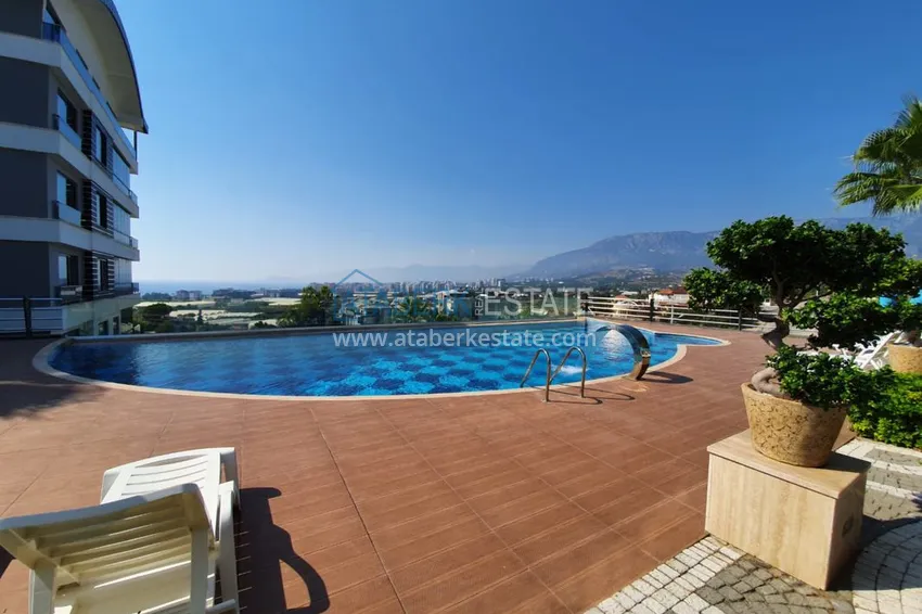 Apartment in Kargicak with furniture overlooking the sea in a premium complex 4 