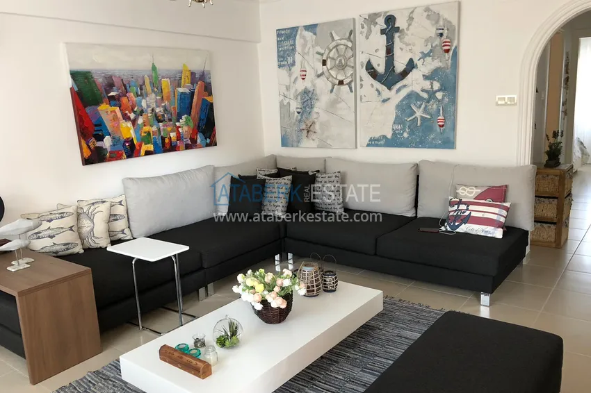 Furnished flat in Oba in the complex with a swimming pool  1 